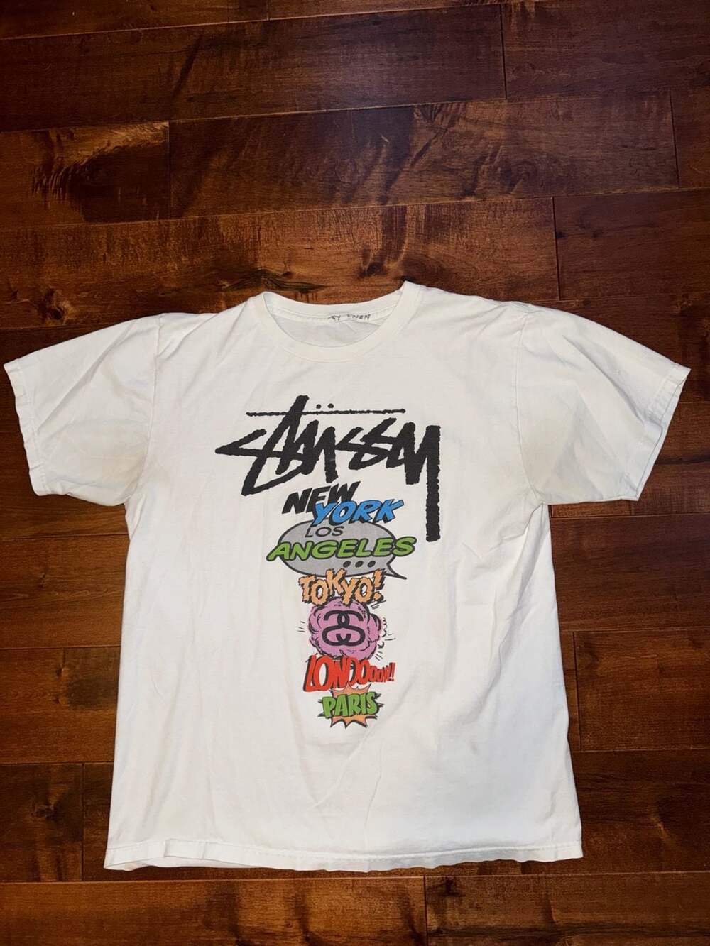 Stussy World Tour Graphic Short Sleeve T-Shirt